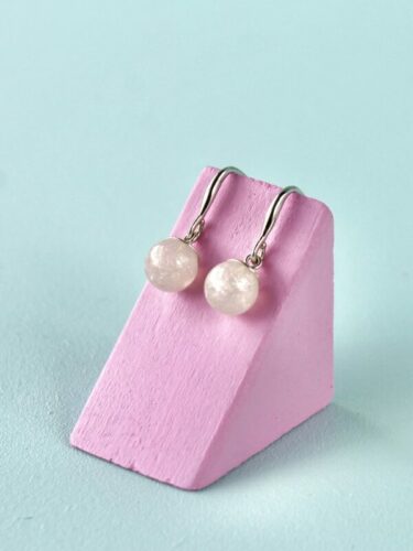 Indigo Pearl Drop Earrings